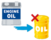 オイルが汚れてきたため、オイル交換をしてから、出航しました。